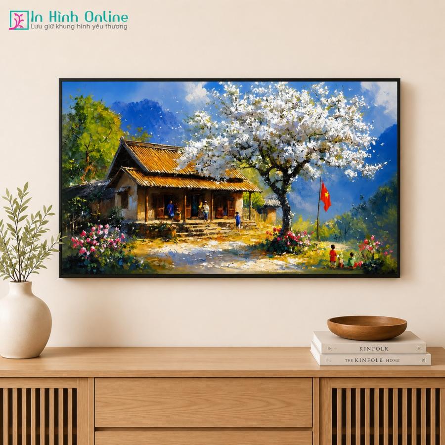 7 Mẫu Tranh Trang Trí Quốc Khánh 2/9 Đẹp, Cho Nhà, Quán Cafe Và Văn Phòng